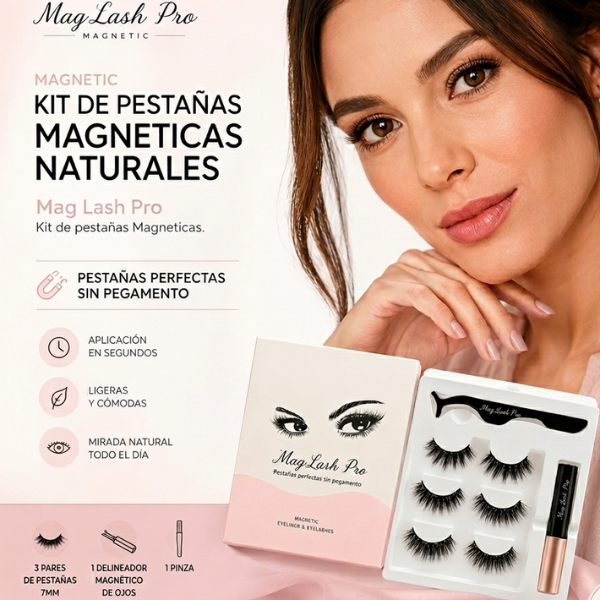 MagLash Pro - Pestañas perfectas sin pegamento.