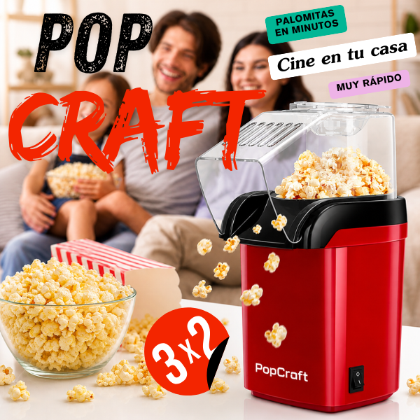 PopCraft - Palomitas caseras a tu gusto en minutos
