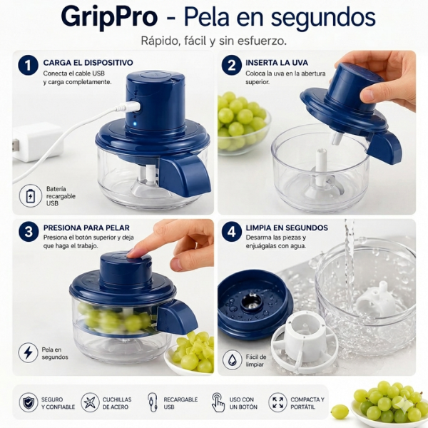 GripPro - Pela en segundos