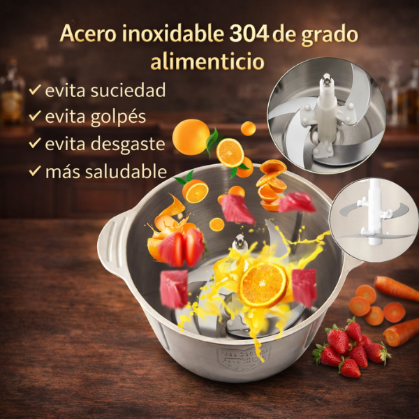 NutriPro - Pica carne y verduras sin esfuerzos
