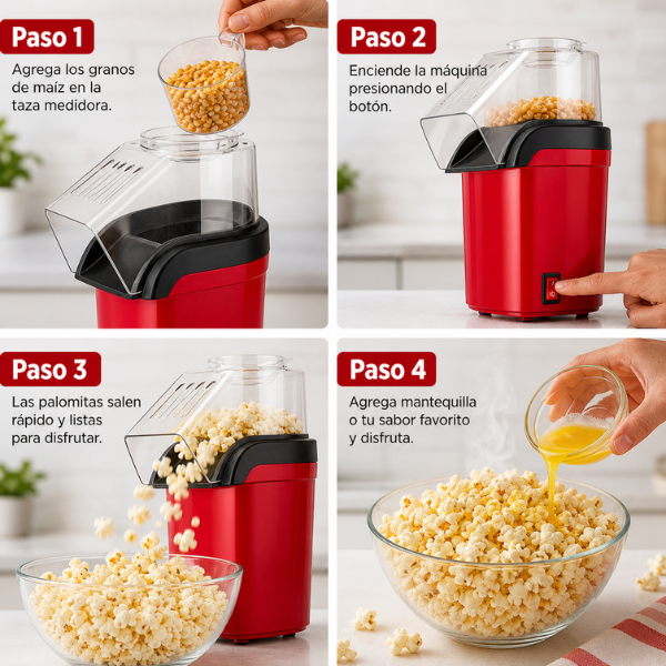 PopCraft - Palomitas caseras a tu gusto en minutos