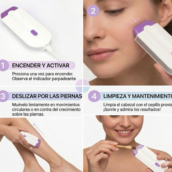 GlowTouch - Piel lisa sin dolor ni irritación