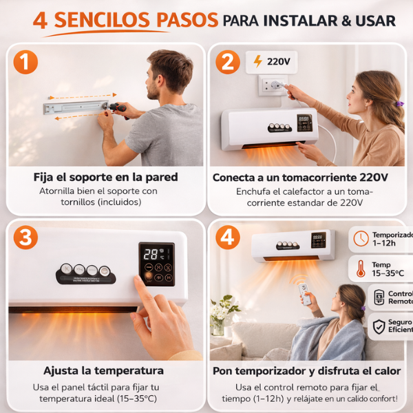 CalorWall - Tu rincón cálido donde lo necesites
