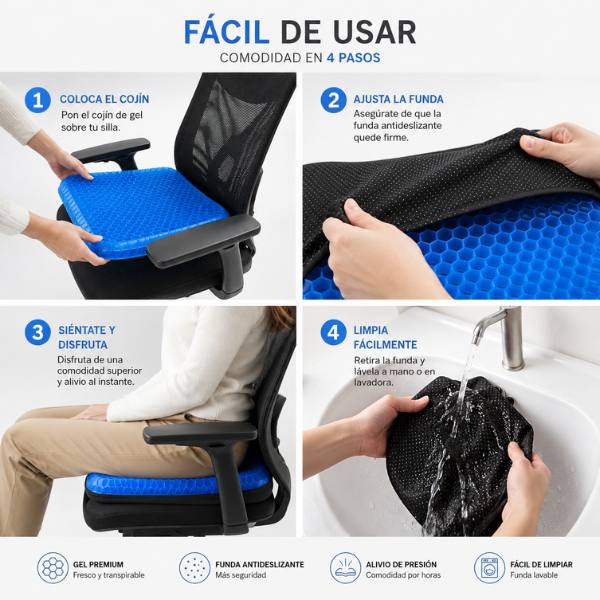 GelPro - Haz que sentarte sea una experiencia