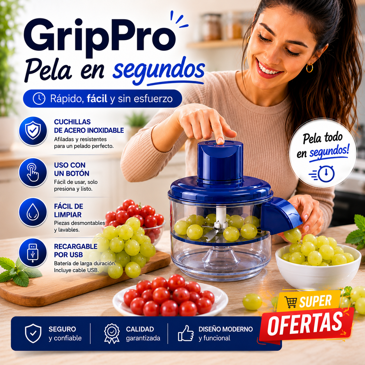 GripPro - Pela en segundos