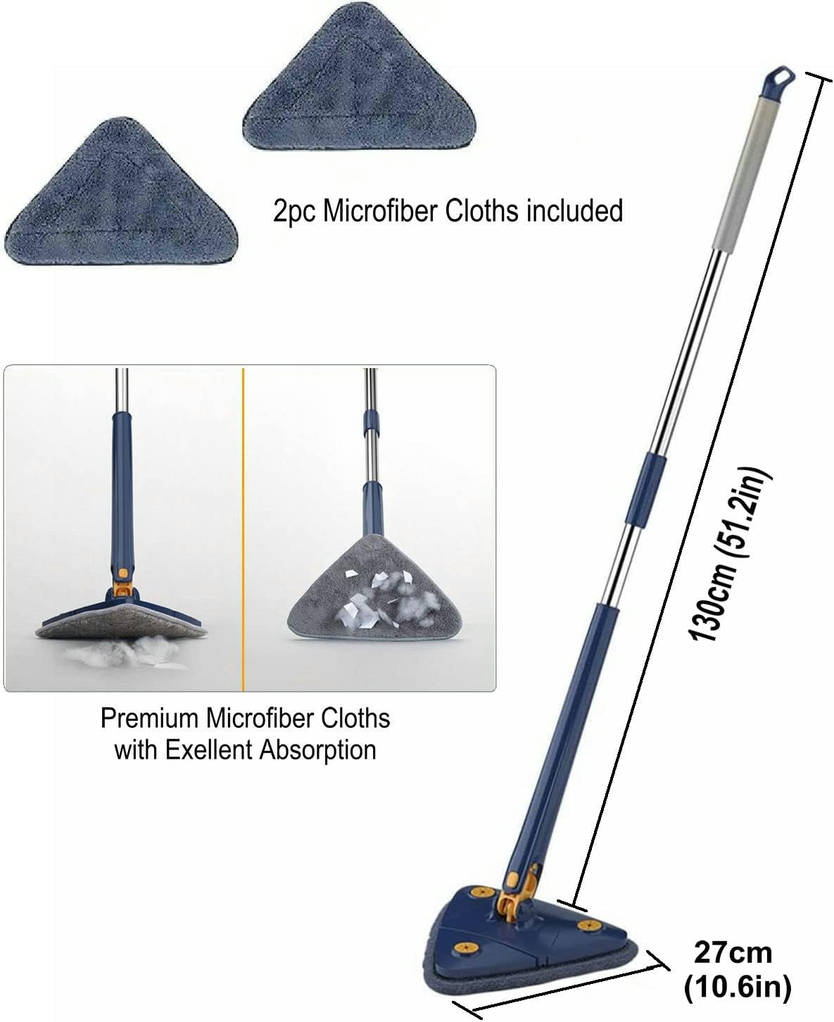 TriFlex Mop - Llega donde ningún trapeador llega