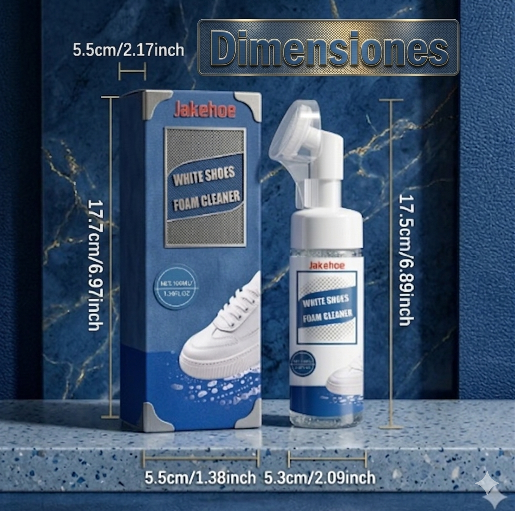 SpumaClear - Zapatillas blancas como el primer día