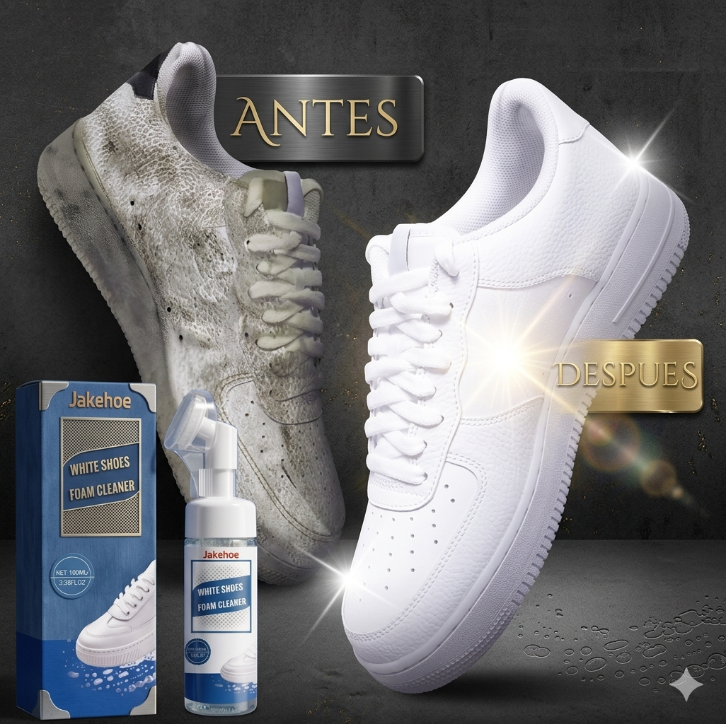 SpumaClear - Zapatillas blancas como el primer día