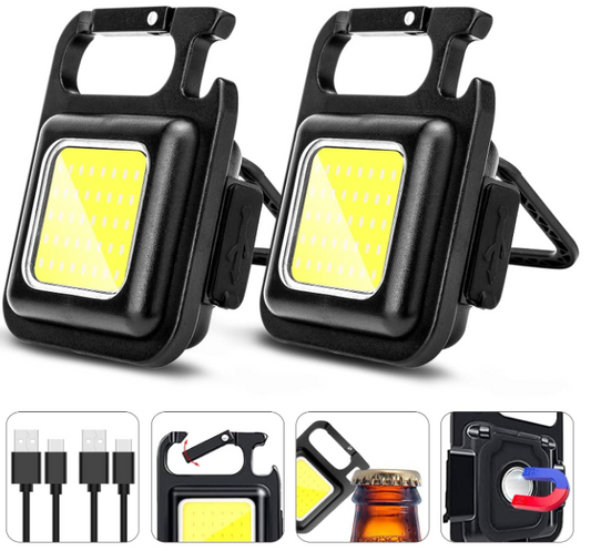 Linterna Led Cob 800 Lumens Llavero usb