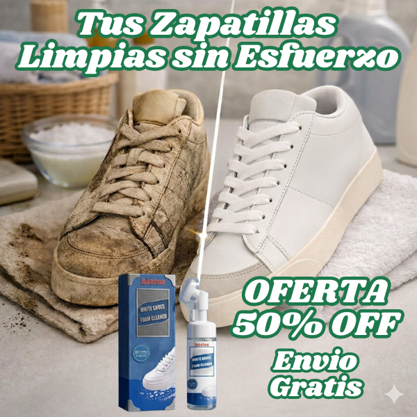 SpumaClear - Zapatillas blancas como el primer día