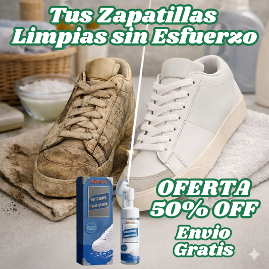 SpumaClear - Zapatillas blancas como el primer día